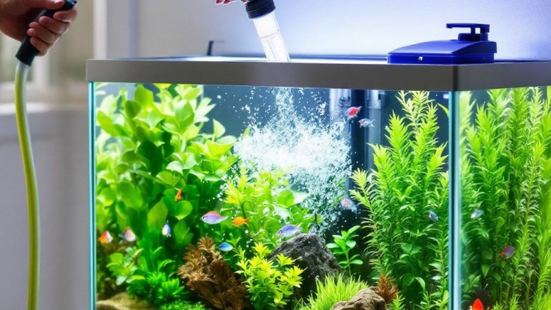 Do I need to change the water in the aquarium and how much? Do I need to change the water in the aquarium and how much?