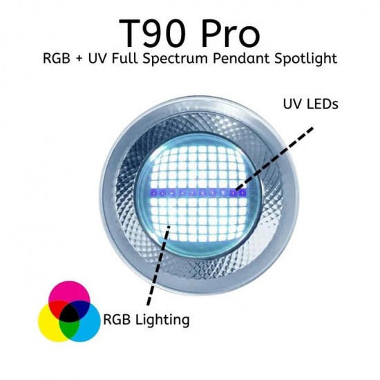WEEK AQUA T90 Pro RGB+UV спектър