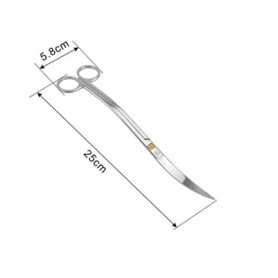 Algae scissors with elbow - 25 mm