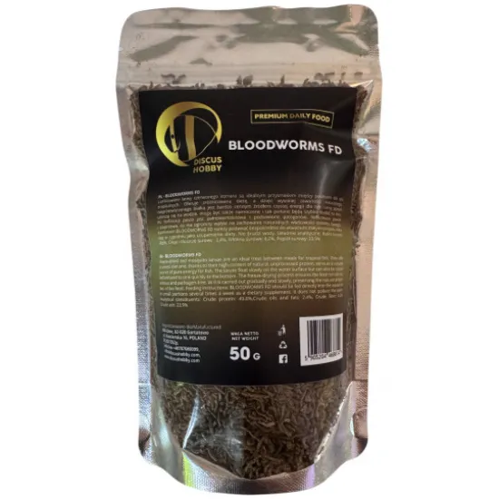 Bloodworms FD - високопротеинова храна за рибки