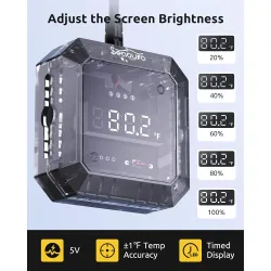 Потопяем дигитален термометър за аквариум Seaoura SR-802