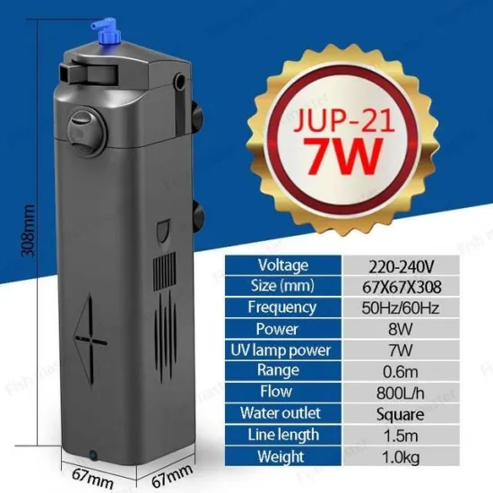 SunSun JUP-21 internal aquarium filter with UV sterilizer