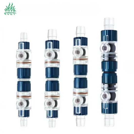 Secure quick connectors for external filter hose connections