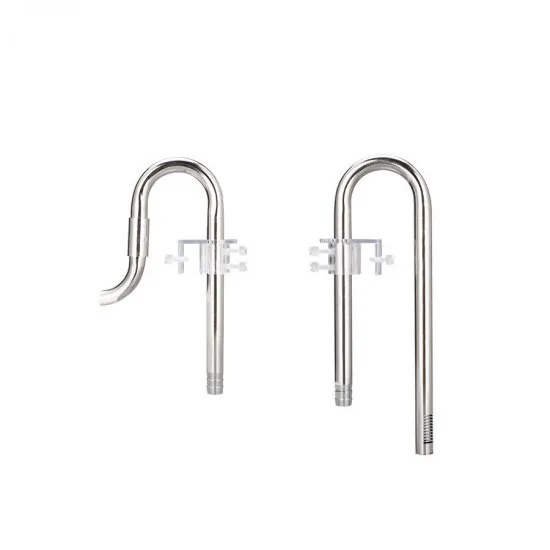 ZRDR Стоманени тръби Lily Pipe комплект – Inlet & Outlet за аквариум