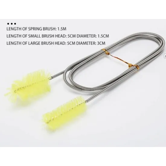Aquarium pipe cleaning brushes