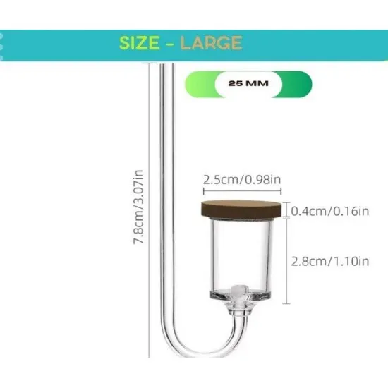 Aquapro L carbon dioxide diffuser