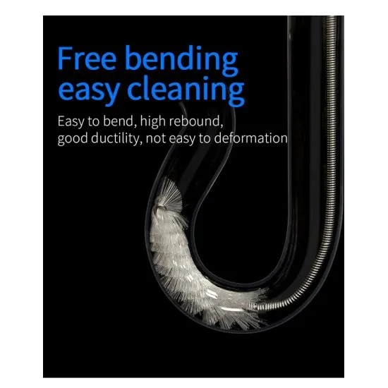 Double-sided hose cleaning brush