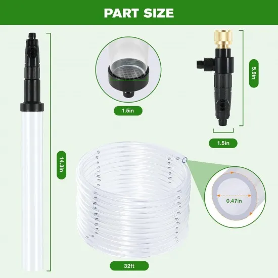 Комплект за почистване на аквариум ZRDR