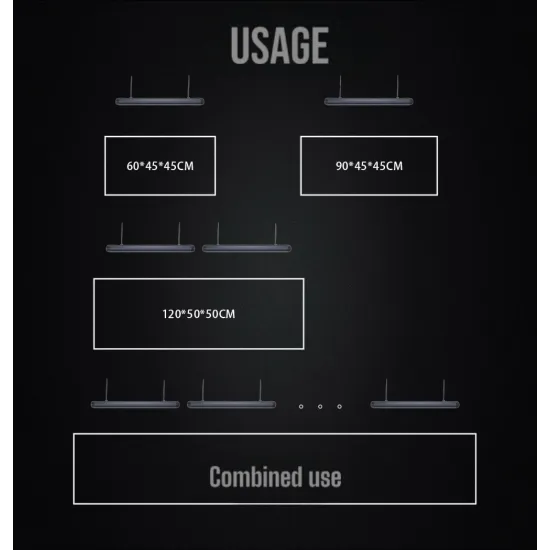 LEDSTAR AQ X60 - hanging aquarium lighting