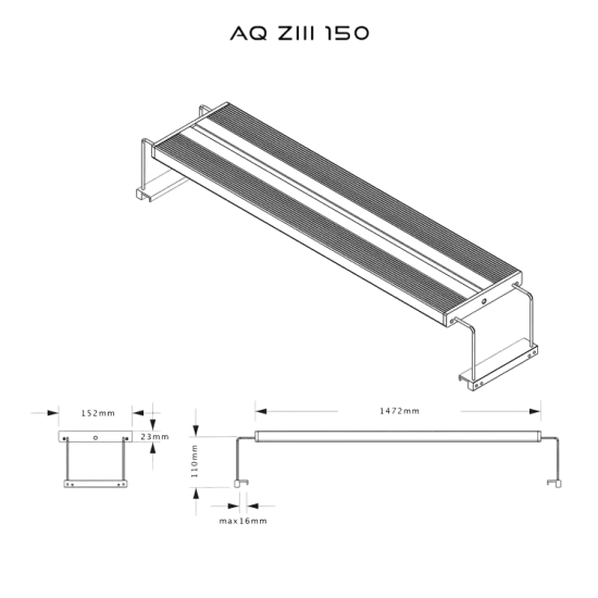 LEDSTAR AQ-Z150 RGBW - осветление за аквариум
