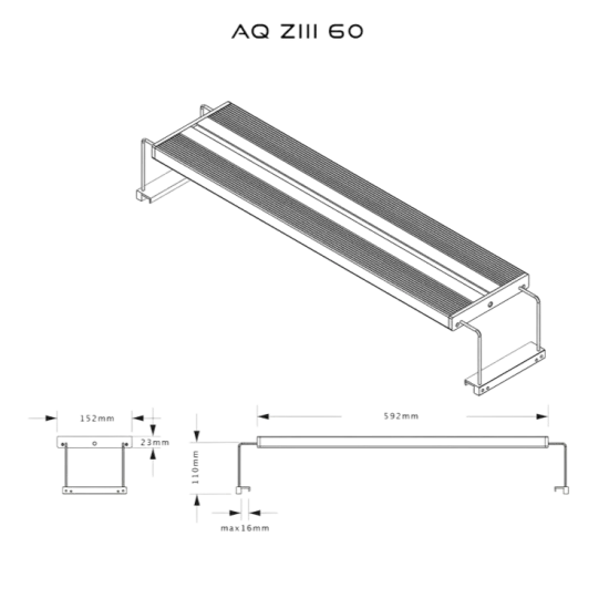 LEDSTAR AQ-Z60 RGBW - осветление за аквариум