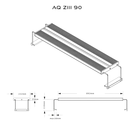 LEDSTAR AQ-Z90 RGBW - осветление за аквариум