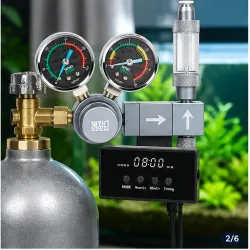WYINAQUA WY30-01E двустепенен CO₂ регулатор с таймер