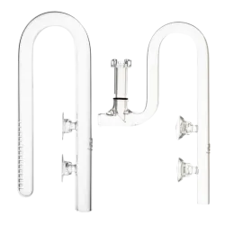 Стъклени тръби със скимер на изходящата 12 -16 см