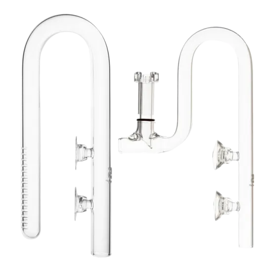 Стъклени тръби със скимер на изходящата 12 -16 см