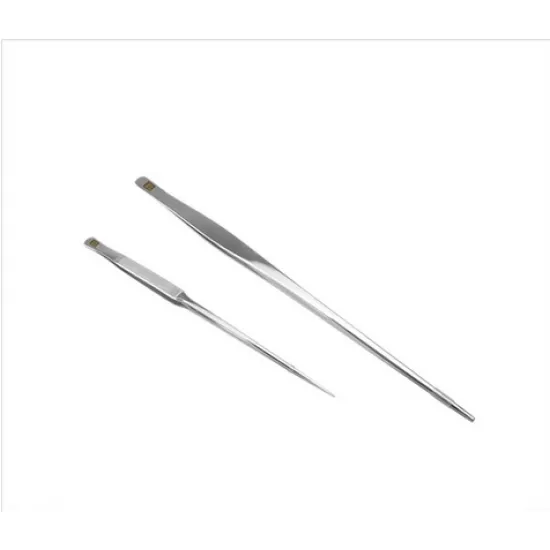 Straight plant tweezers - 25 cm