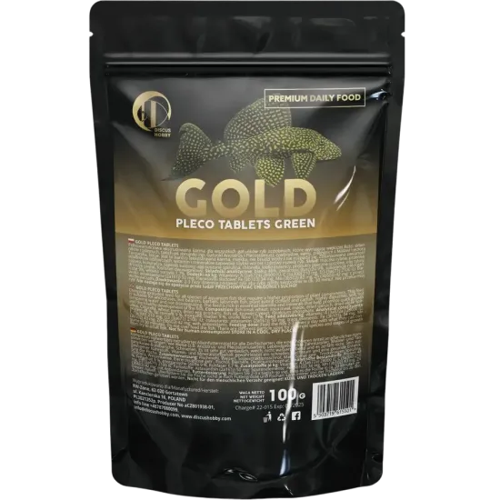 Gold Pleco Green - vegetable tablets